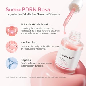 Medicube Suero de Péptidos de  ADN de Salmón PDRN Rosa 30 ml