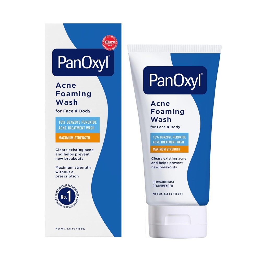 PanOxyl Espuma de lavado para Acne Peroxido 10% 156g