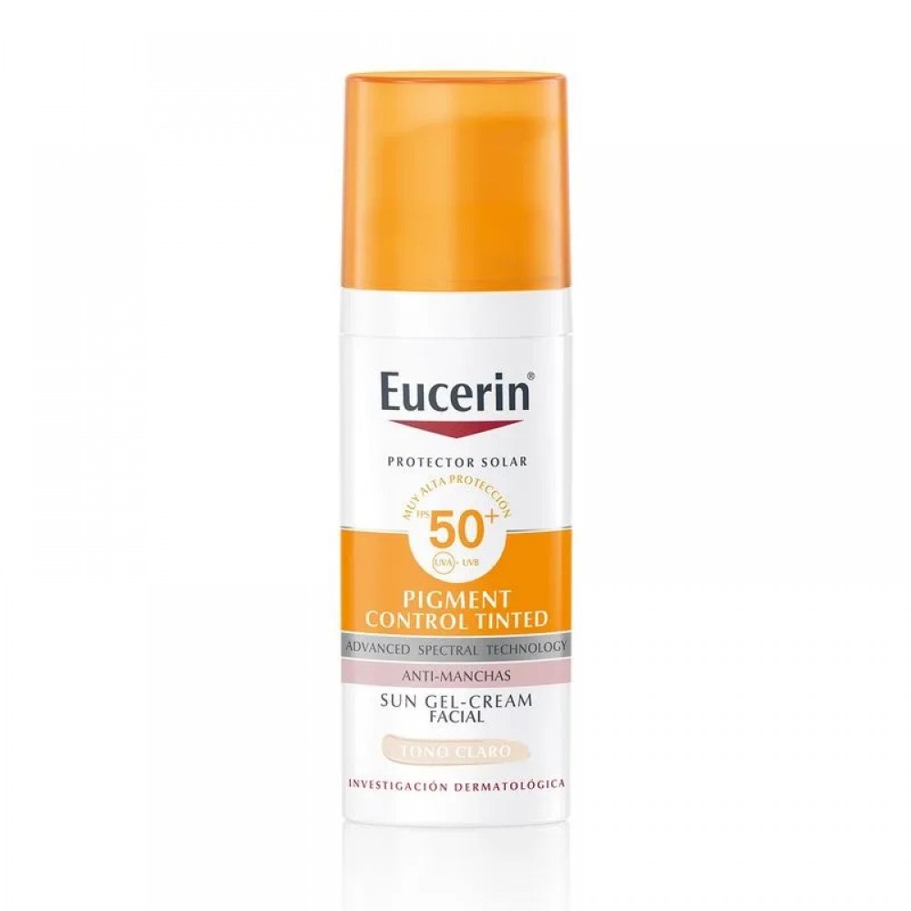 Protector Solar Eucerin Pigment Control Tono Claro 50+ FPS (50 ml)