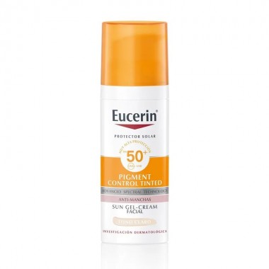 Protector Solar Eucerin Pigment Control Tono Claro 50+ FPS (50 ml)