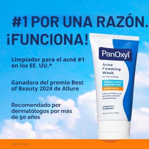 PanOxyl Espuma de lavado para Acne Peroxido 10% 156g