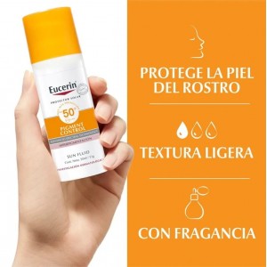 Protector Solar Eucerin Pigment Control FPS 50+ - Sin Color (50 ml)