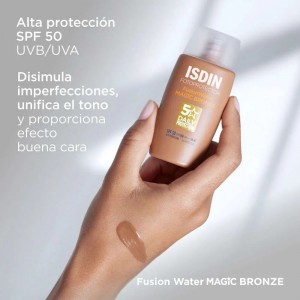 Protector Solar Isdin Fotoprotector Fusion Water Magic Bronce Spf 50 x 50 ml