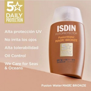 Protector Solar Isdin Fotoprotector Fusion Water Magic Bronce Spf 50 x 50 ml